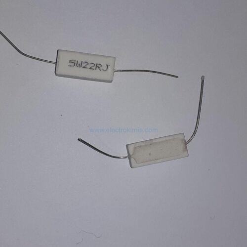 مقاومت آجری  ۲۲اهم ۵W