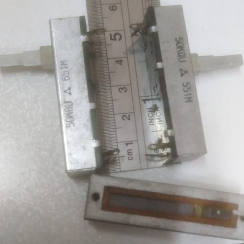 ولوم کشویی ۵۰ کیلو اهم ۴ پین ۵ سانتیمتری فلزی